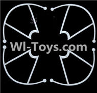 JJRC H9D H9W Parts-10 Outer protect frame(4pcs)-White For JJRC H9 H9D H9W Quadcopter Spare parts,RC drone Parts,2.4G UFO Parts